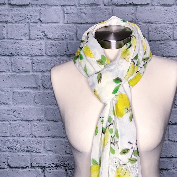 kate spade Accessories - KATE SPADE Lemon Capri Scarf